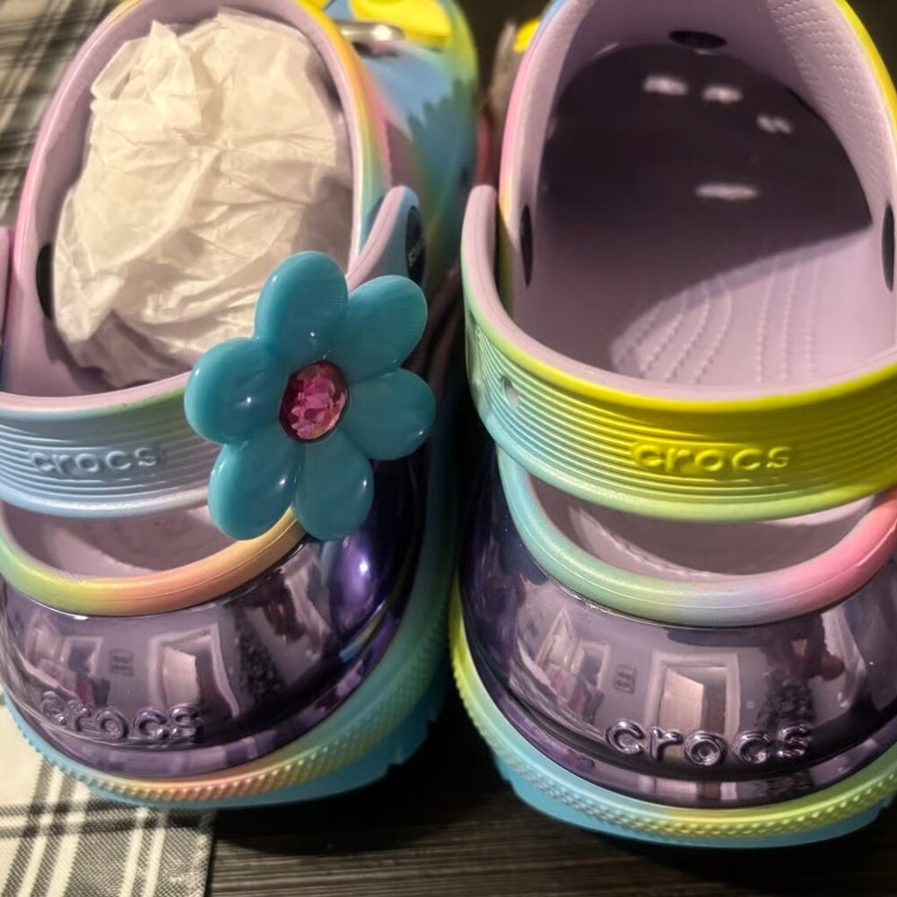 CROCS X LAZY OAF LIM ED MEGA CRUSH WOMEN'S SIZE - Picture 8 of 8
